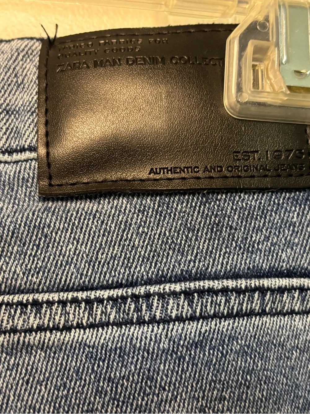Zara Men Dark Blue Denim Jeans